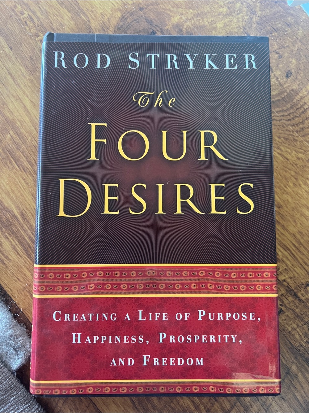 Rod Stryker "The Four Desires" Hardcover - Red and Gold